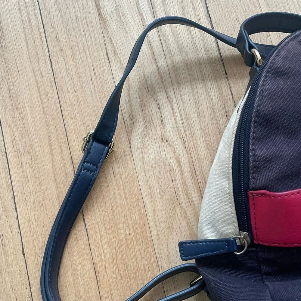 Tommy Hilfiger Black and Red Men's Backpack